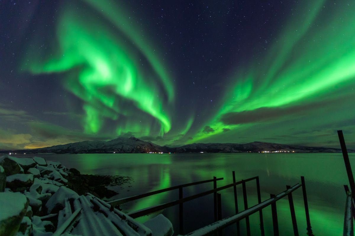 Refugio de montaña en la Laponia noruega