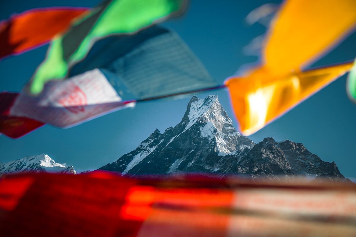 Lodge de montaña en el trek del Everest